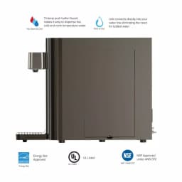 Brio Tri-Temp 2-Stage Countertop Bottleless Water Cooler with UV Self-Cleaning, Black thumbnail 6