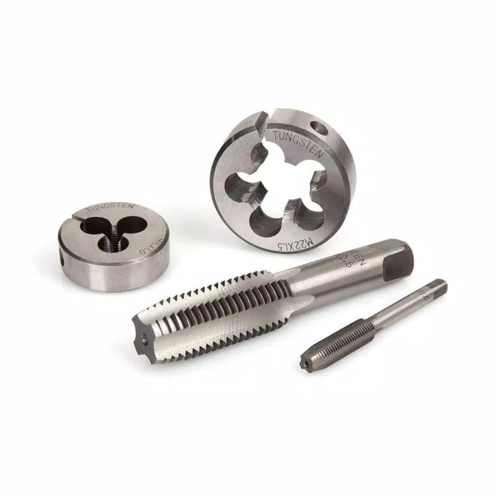 TEKTON 45-Piece Metric Tap and Die Set, Tungsten Alloy High Speed Steel