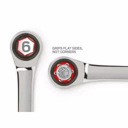 TEKTON 1 in. Ratcheting Combination Wrench, 72-Tooth, 6-Point Box End thumbnail 2