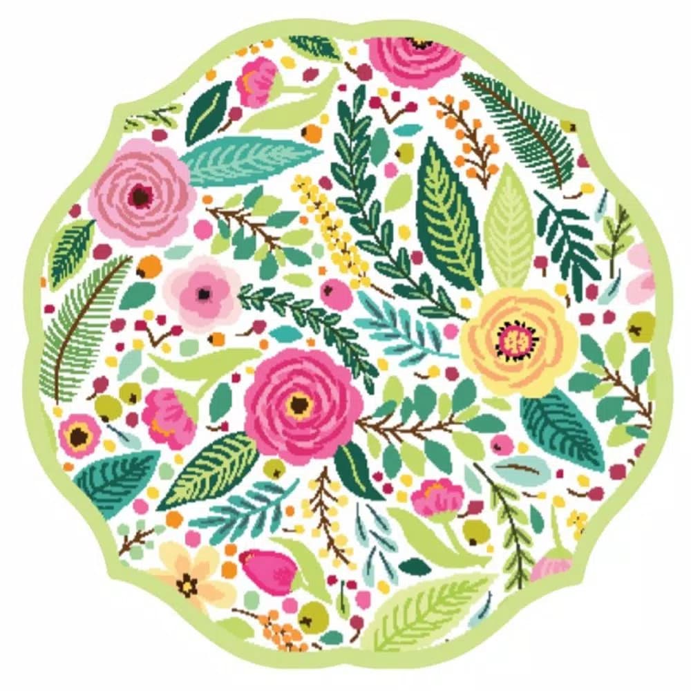 Sugar Plum Party SugarPlum Spring Blossoms 16-Piece Paper Dinner Plate Set