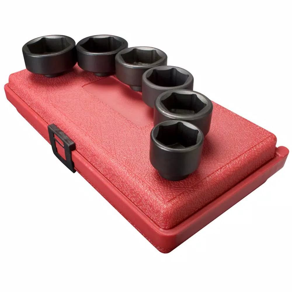 SUNEX TOOLS 6-Piece 3/8 in. Drive Metric Oil and Fuel Filter Socket Set