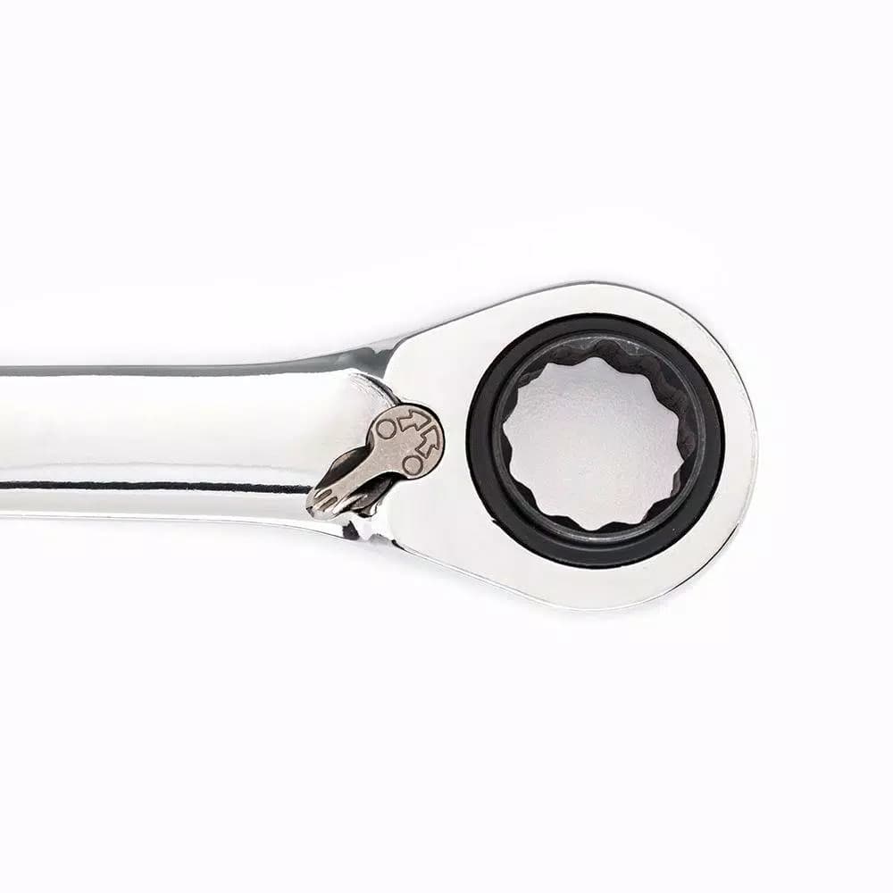 Husky 2-Piece SAE Quad Drive Reversible Ratcheting Wrench Set