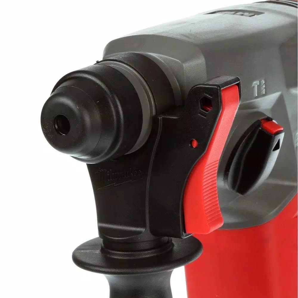 Milwaukee M18 FUEL 1 in. SDS-Plus Cordless Rotary Hammer Kit with Two 5.0 Ah Batteries and Charger