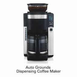 Hamilton Beach 12-Cup Auto Grounds Dispensing Drip Coffee Maker, Black thumbnail 4