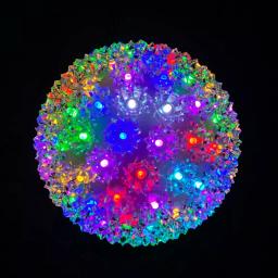 HOLIDYNAMICS HOLIDAY LIGHTING SOLUTIONS 7.5 in. Dynamic RGB Premier Orb - Multi-Color LED Lighted Sculpture thumbnail 4