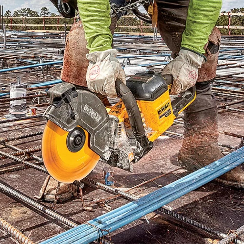 DEWALT FLEXVOLT 60V MAX 9 in. Cordless Brushless Cut-Off Saw Kit with (2) 9.0 Ah Batteries