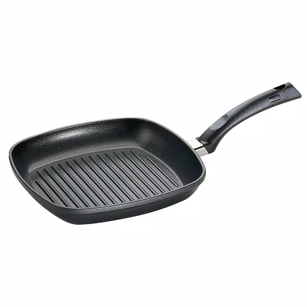 Berndes SignoCast 12 in. Cast Aluminum Nonstick Grill Pan, Black