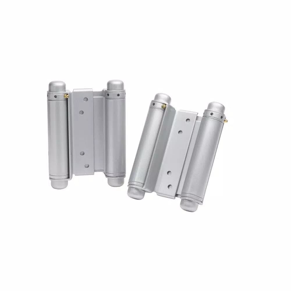 Taco 6 in. Double Acting Spring Hinge, Galvanneal Steel (Set of 2)