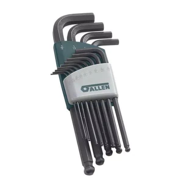 Allen Long Arm SAE Ball-Plus Hex Key Set, 13-Piece