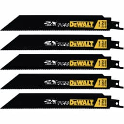 DEWALT 8 in. Premium Metal Reciprocating Saw Blades, 14/18 TPI, 5-Pack thumbnail 1