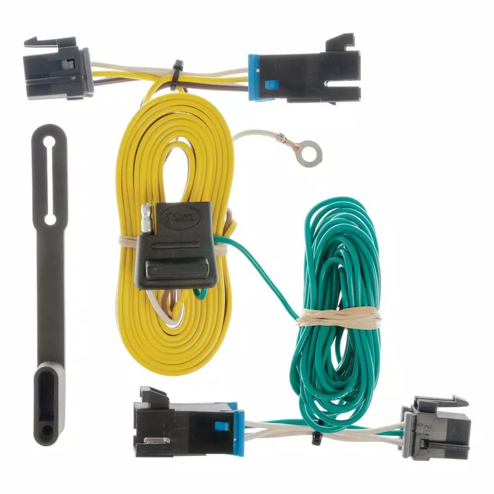 CURT 9 in. Custom 4-Pin Trailer Wiring Harness for Chevrolet Express & GMC Savana