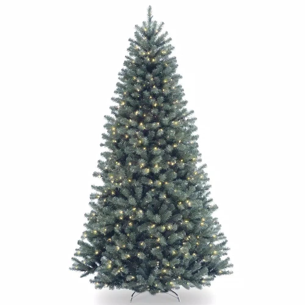 National Tree Company 6.5 ft. North Valley Blue Spruce Artificial Christmas Tree with 500 Clear Lights