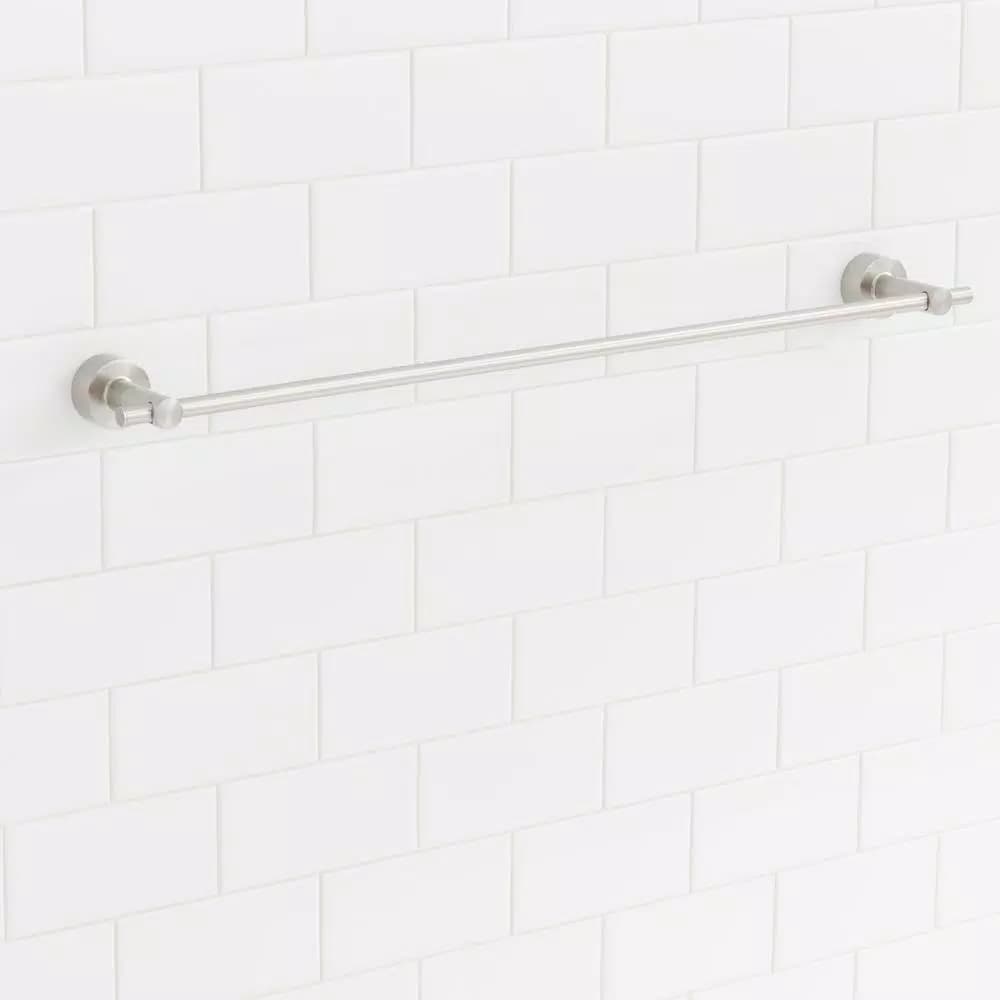 Glacier Bay Innburg 24 in. Towel Bar, Brushed Nickel, Solid Brass
