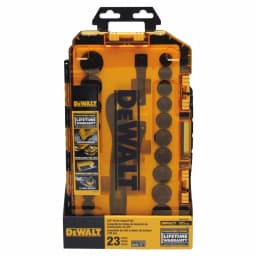 DEWALT 23-Piece 3/8 in. Drive Combination Deep Impact Socket Set with 72-Tooth Ratchet thumbnail 2