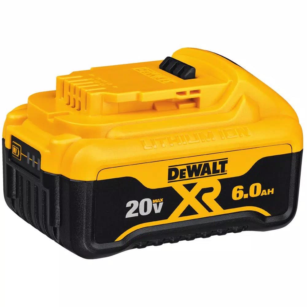 DEWALT 20V MAX XR Premium Lithium-Ion 6.0 Ah Battery Pack (3-Pack)