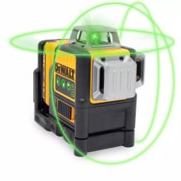 DeWalt 12V MAX Green 360 Degree 3-Beam Self-Leveling Laser Level Kit with 2.0Ah Battery, Charger & Case thumbnail 3