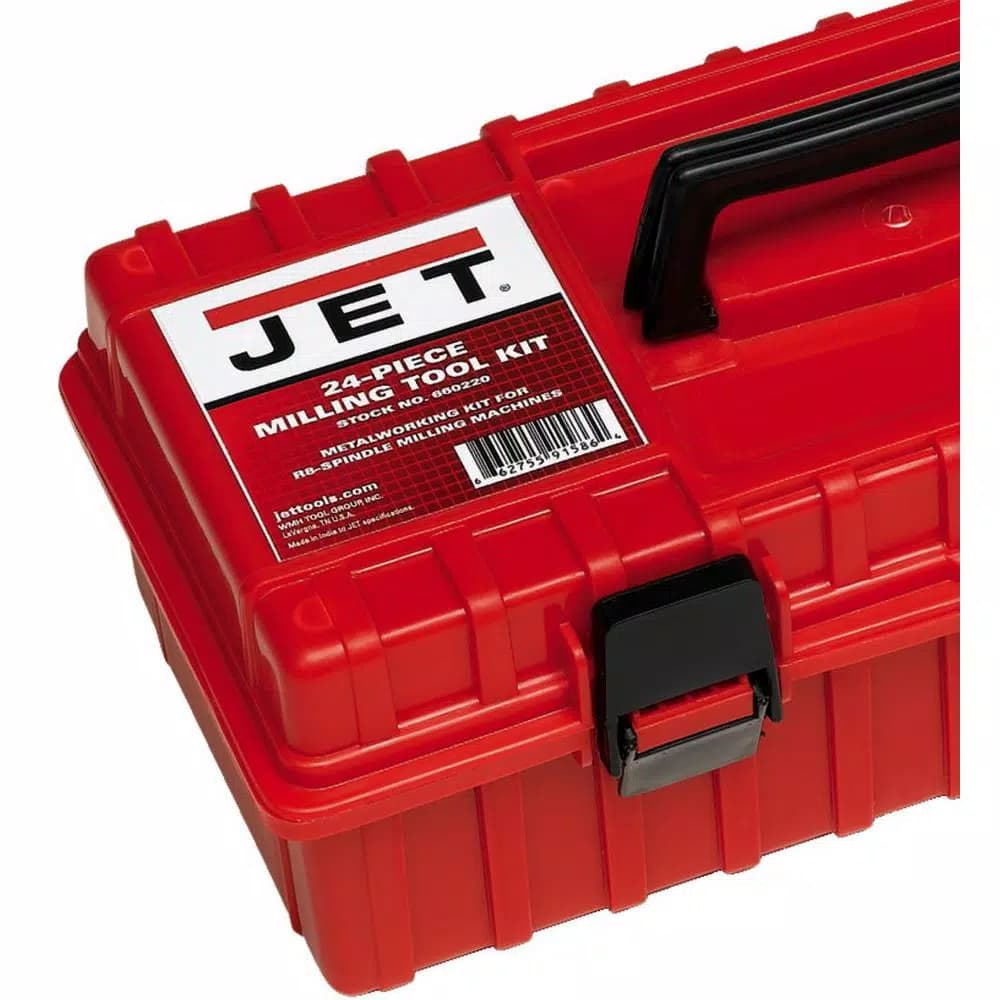 JET 24-Piece R8 Milling Tool Kit for R-8 Spindle Milling Machines