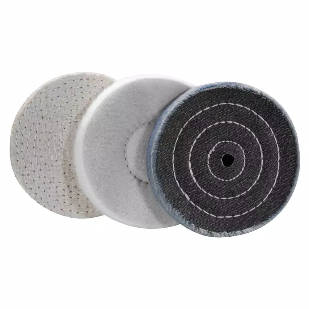 RYOBI 6 in. Buffing Wheel Set, 3-Piece Polishing Kit