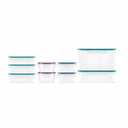 Snapware 18-Piece Plastic Food Storage Container Set with Write + Erase Lids thumbnail 2