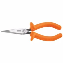 Klein Tools 7 in. Insulated Long Nose Side Cutting Pliers thumbnail 1