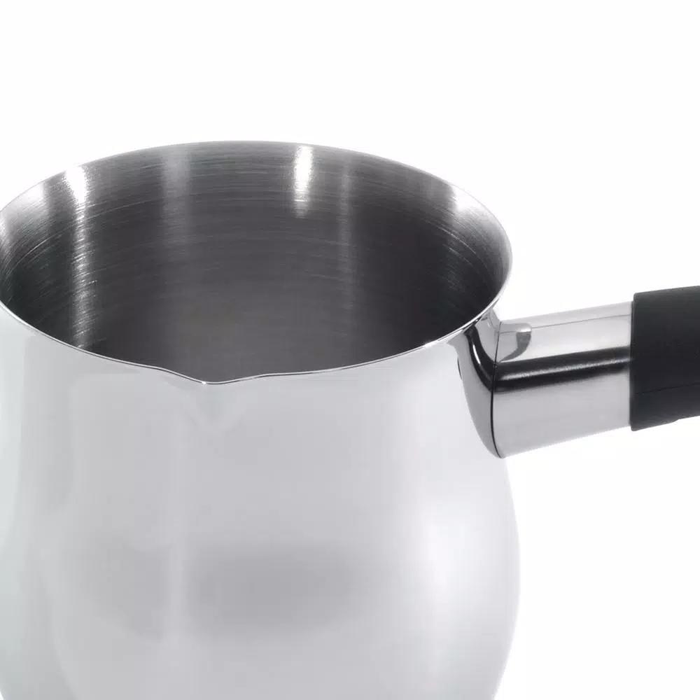BergHOFF Zeno Mokka Essentials 18/10 Stainless Steel Espresso Milk Frothing Pitcher, Silver