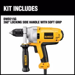 DEWALT DWD215G 1/2 in. 10 Amp Variable Speed Corded Drill with Keyless Chuck thumbnail 2