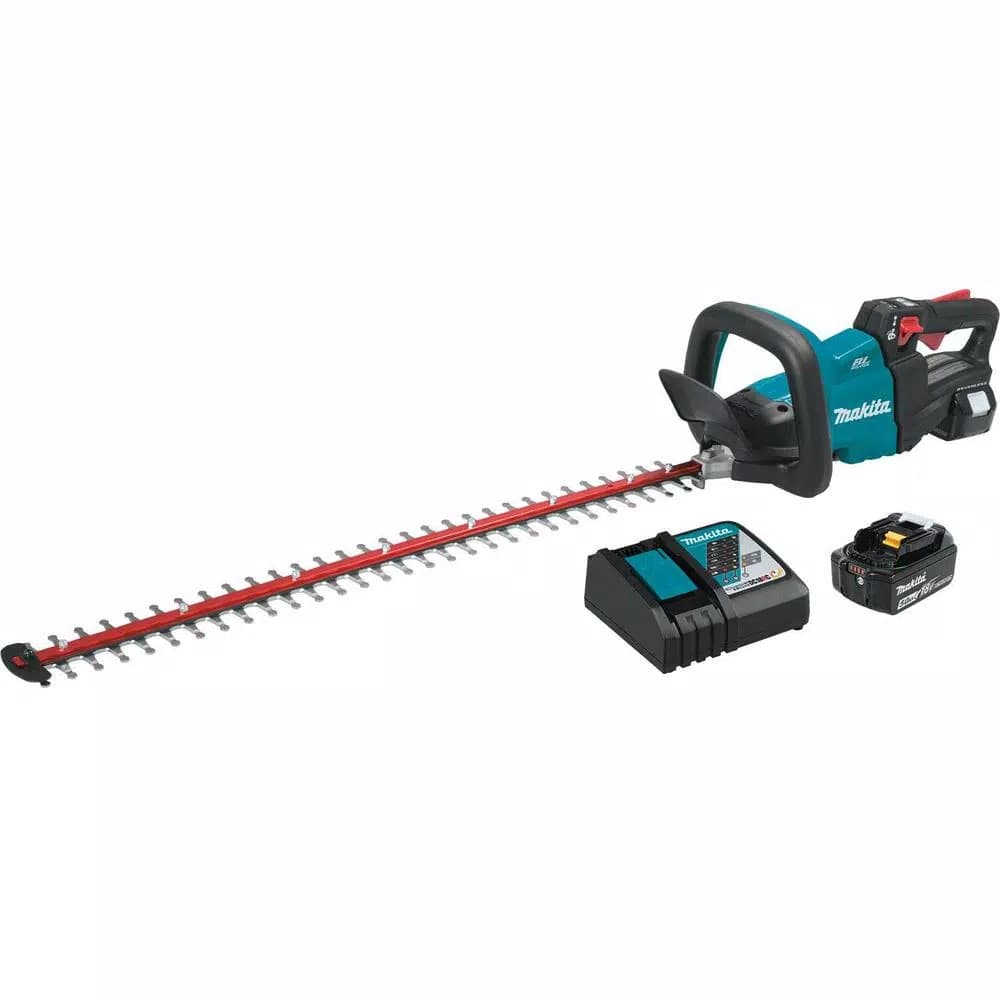 Makita 18V LXT Brushless Cordless 30 in. Hedge Trimmer Kit with (2) 5.0 Ah Batteries and Charger