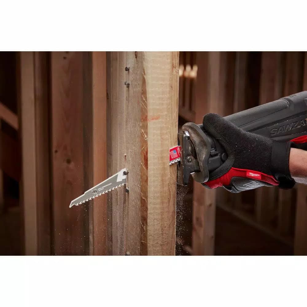 Milwaukee AX 9 in. Carbide Demolition Reciprocating Saw Blades, 5 TPI, 3-Pack