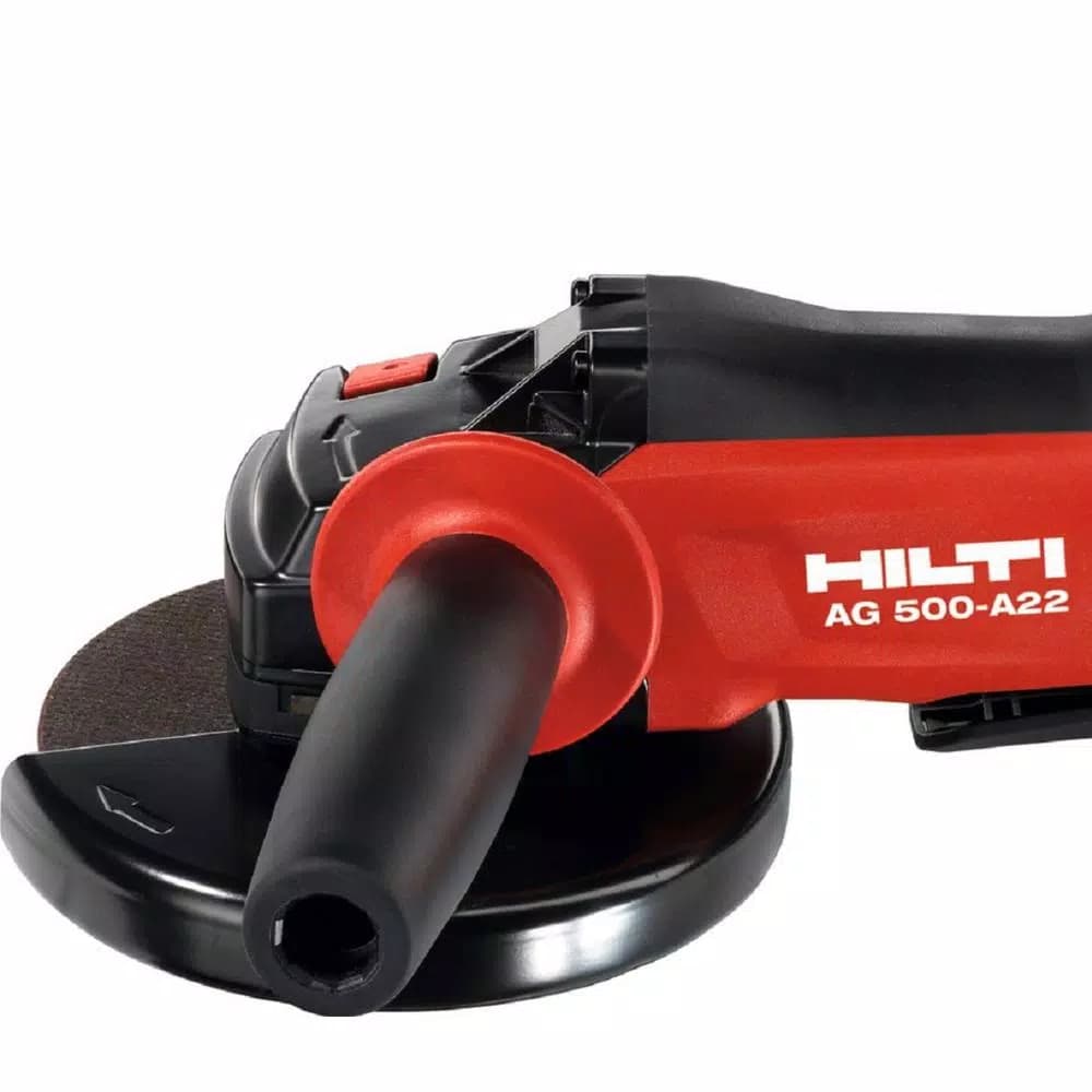 Hilti AG 500 22V Cordless Brushless 5 in. Angle Grinder Kit with (2) 4.0 Ah Batteries, Charger and Bag