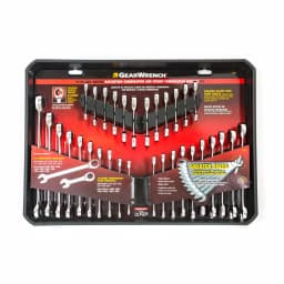 GearWrench 32-Piece SAE/Metric Combination Ratcheting Wrench Set thumbnail 4