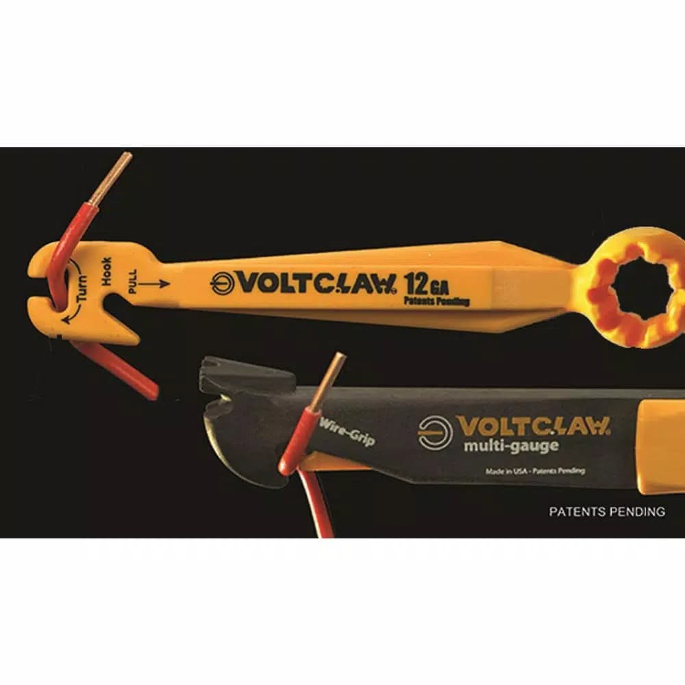 Unbranded Non-Conductive Electrical Wire Pliers Combo-Pack - T-Groove & Multi-Gauge Tools