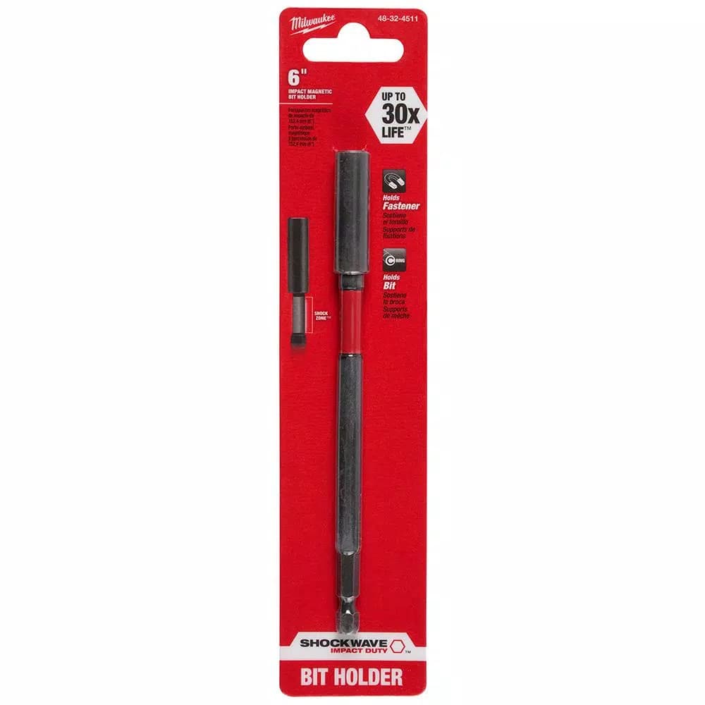 Milwaukee SHOCKWAVE 6 in. Impact Duty Magnetic Bit Holder