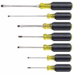 Klein Tools 7-Piece Assorted Screwdriver Set with Cushion Grip Handles thumbnail 1