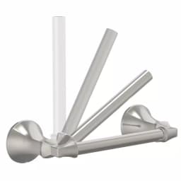 Delta Mandara Double Post Toilet Paper Holder, Brushed Nickel thumbnail 3