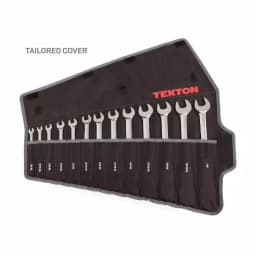 TEKTON 13-Piece Ratcheting Combination Wrench Set, 1/4 in. to 1 in., with Roll-Up Storage Pouch thumbnail 9