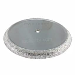 Monster 10 in. Brazed Diamond Profile Wheel for Tile, 3/8 in. Radius, 5/8 in. Arbor thumbnail 1
