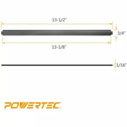 POWERTEC 13 in. High Speed Steel Planer Blades for Ridgid TP1300, TP1301, TP1302 (Set of 2) thumbnail 3