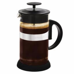 GROSCHE Zurich 3-Cup French Press, 24 oz Borosilicate Glass Coffee and Tea Maker, Black thumbnail 1