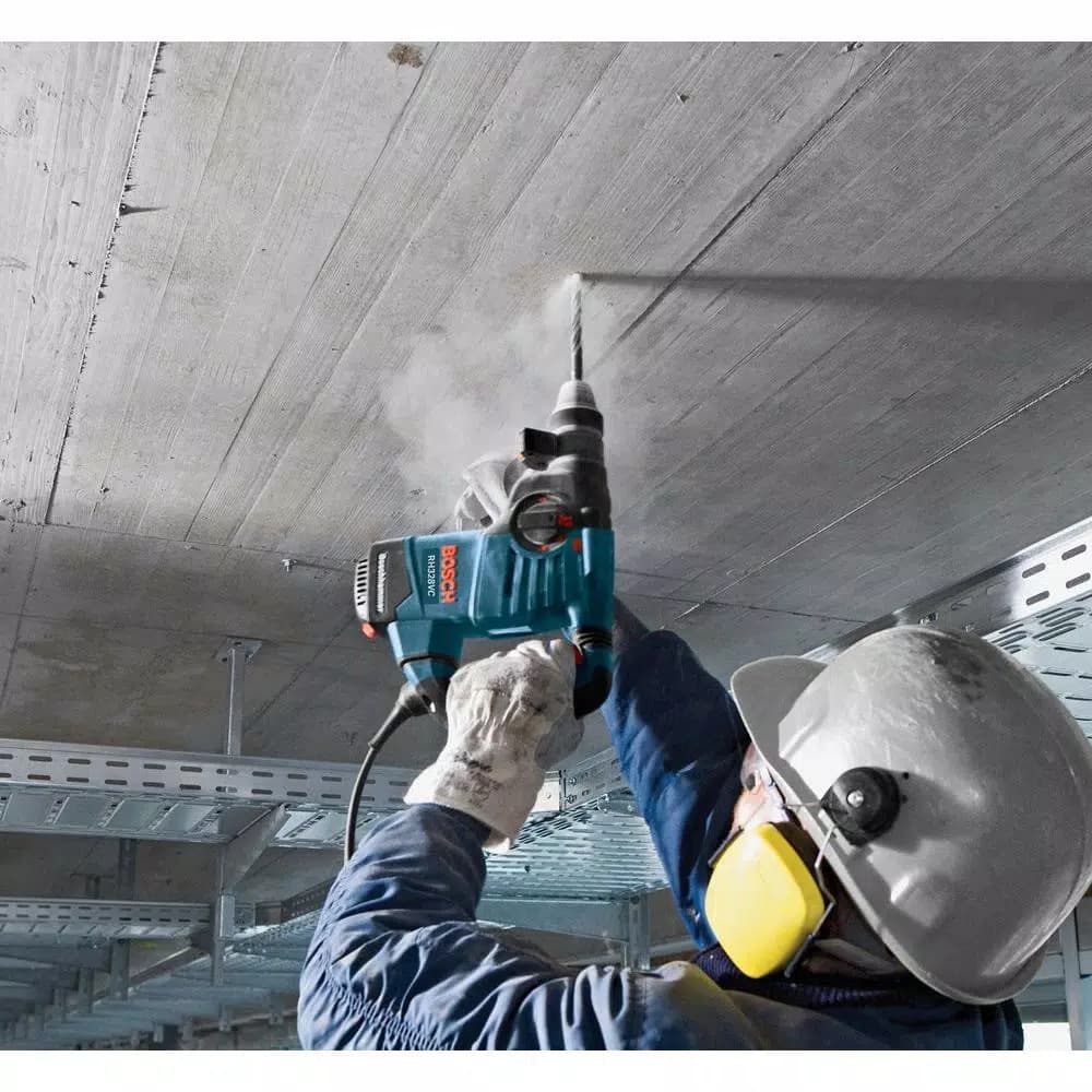 Bosch 8 Amp SDS-Plus 1-1/8 in. Corded Variable Speed Rotary Hammer Drill with Carrying Case