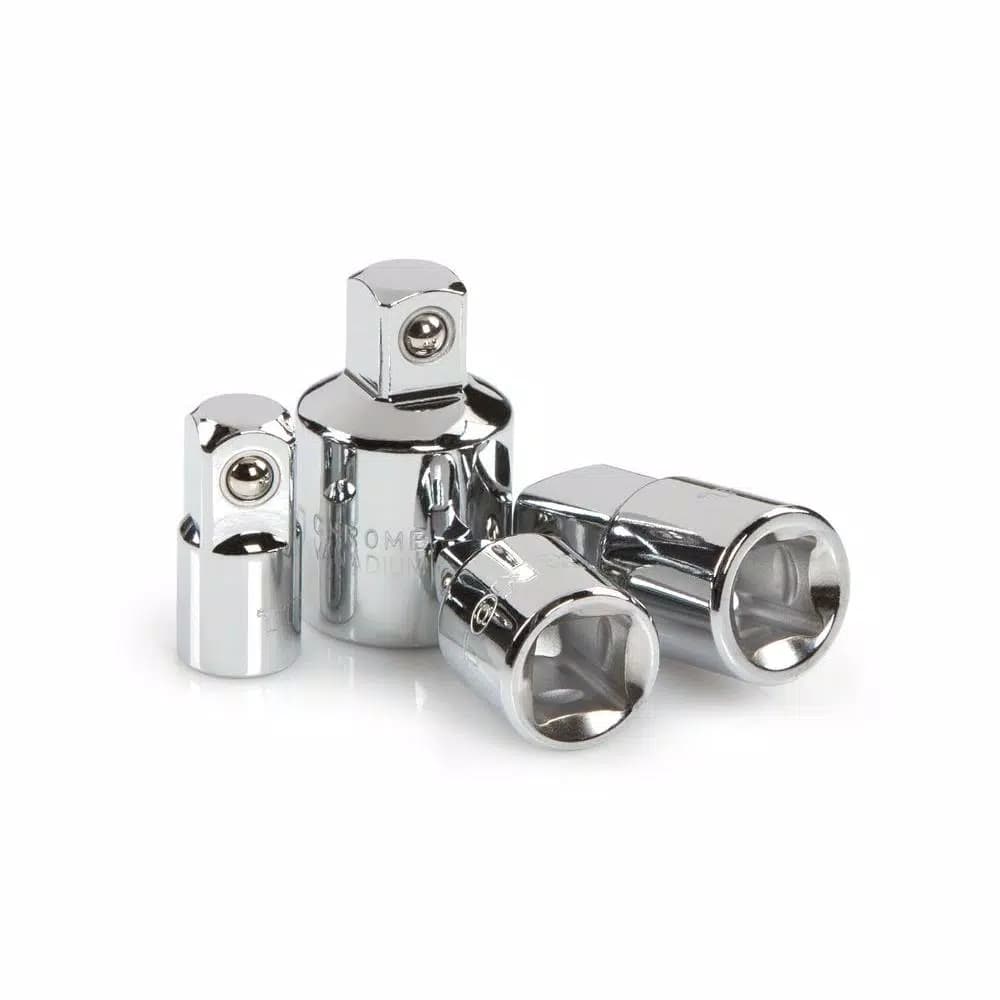 TEKTON 4-Piece Adapter and Reducer Set, Chrome Vanadium Steel Socket Adapters