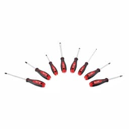 Milwaukee 8-Piece Screwdriver Set with Magnetic Hardened Tips thumbnail 4