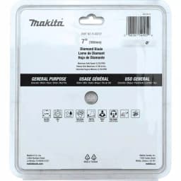 Makita 7 in. Turbo Rim Diamond Blade for Concrete, Brick, and Block thumbnail 3