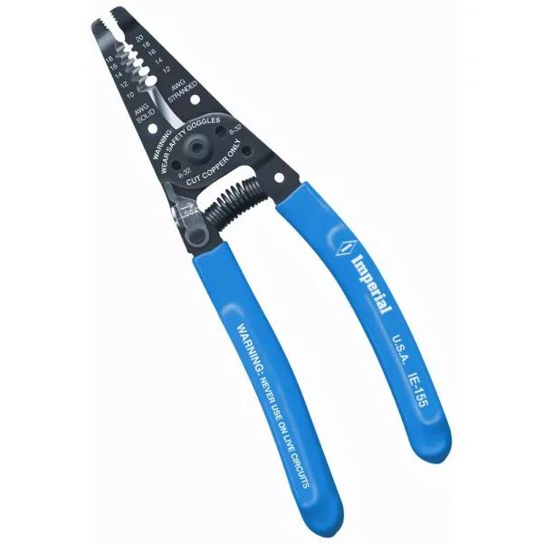 Imperial 10 in. 5-in-1 Heavy-Duty Wire Stripper, Cutter, and Crimper