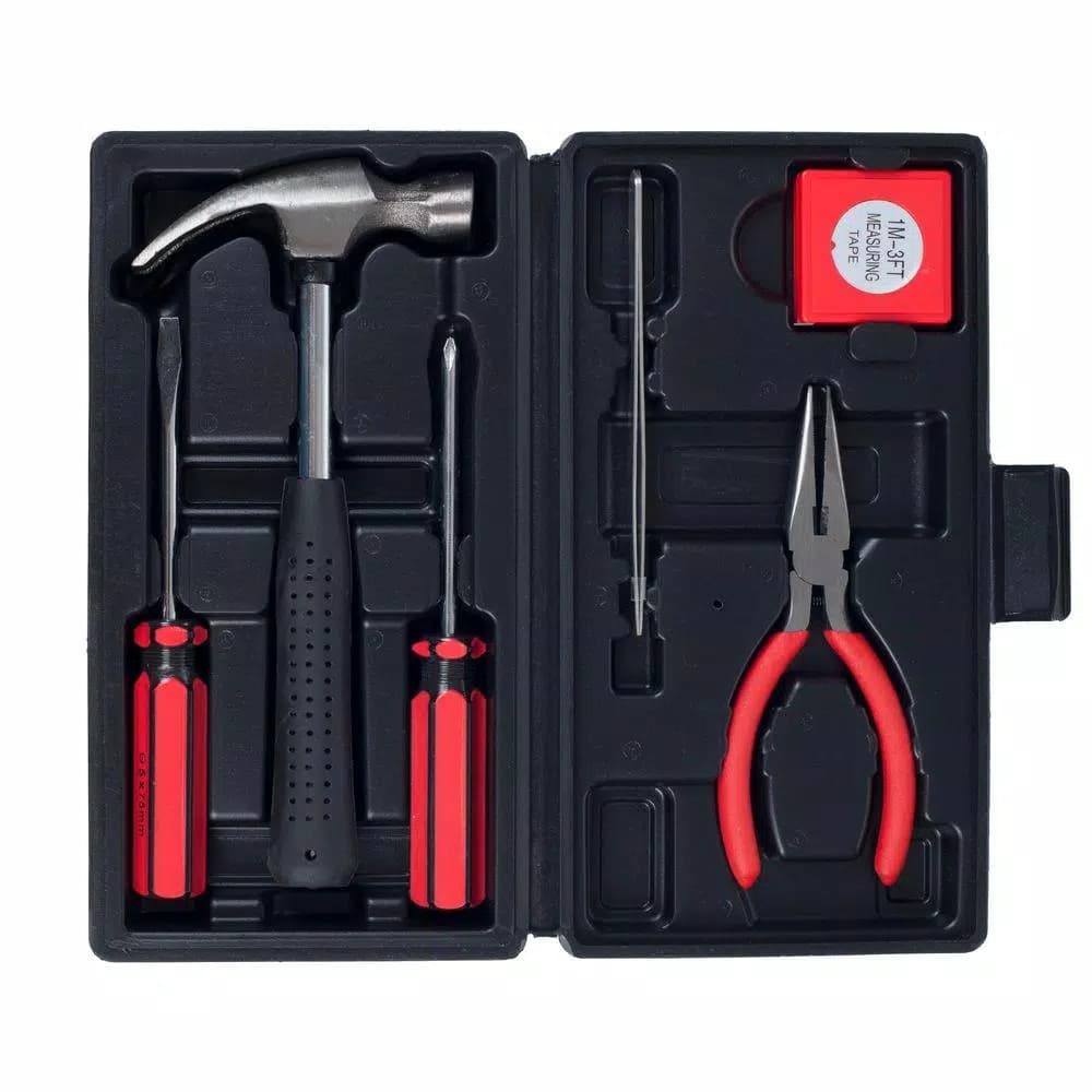 Stalwart 7-Piece Multipurpose Hand Tool Kit for Car, Home, and Office