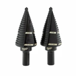 Milwaukee #9 Black Oxide Step Drill Bit Set, 7/8 in. and 1-1/8 in. (2-Pack) thumbnail 1