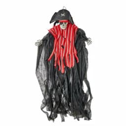 Worth Imports 71" Life Size Hanging Pirate Halloween Decor with Sound Activation and Flashing Red LED Eye thumbnail 1