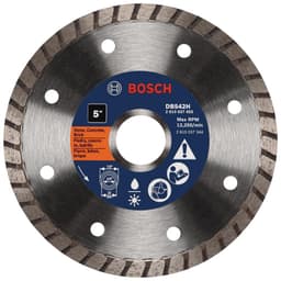Bosch 5 in. General Purpose Diamond Circular Saw Blade for Concrete, Block, Brick, and Stone thumbnail 1