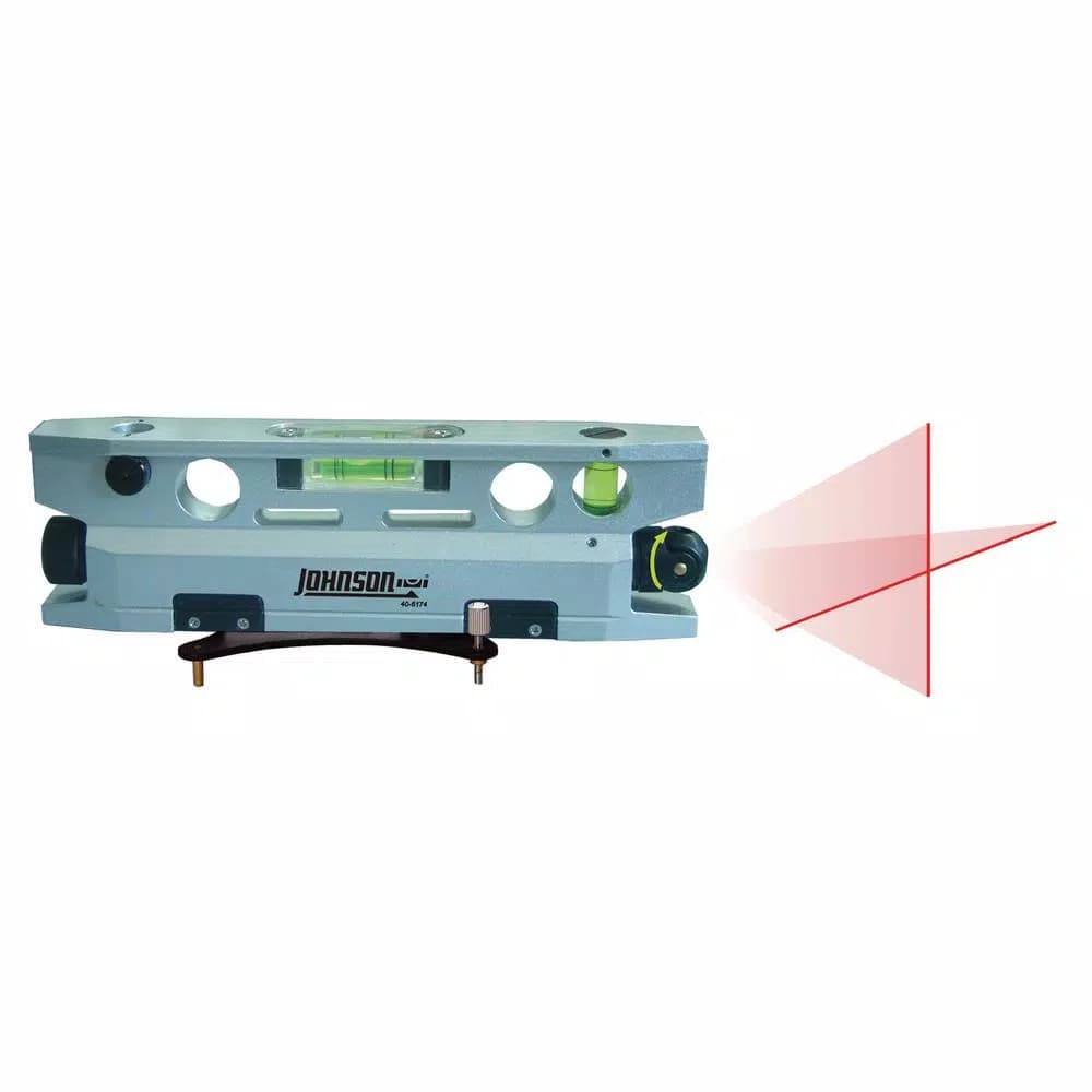 Johnson Magnetic Torpedo Laser Level with Aluminum Frame and 100 ft. Range