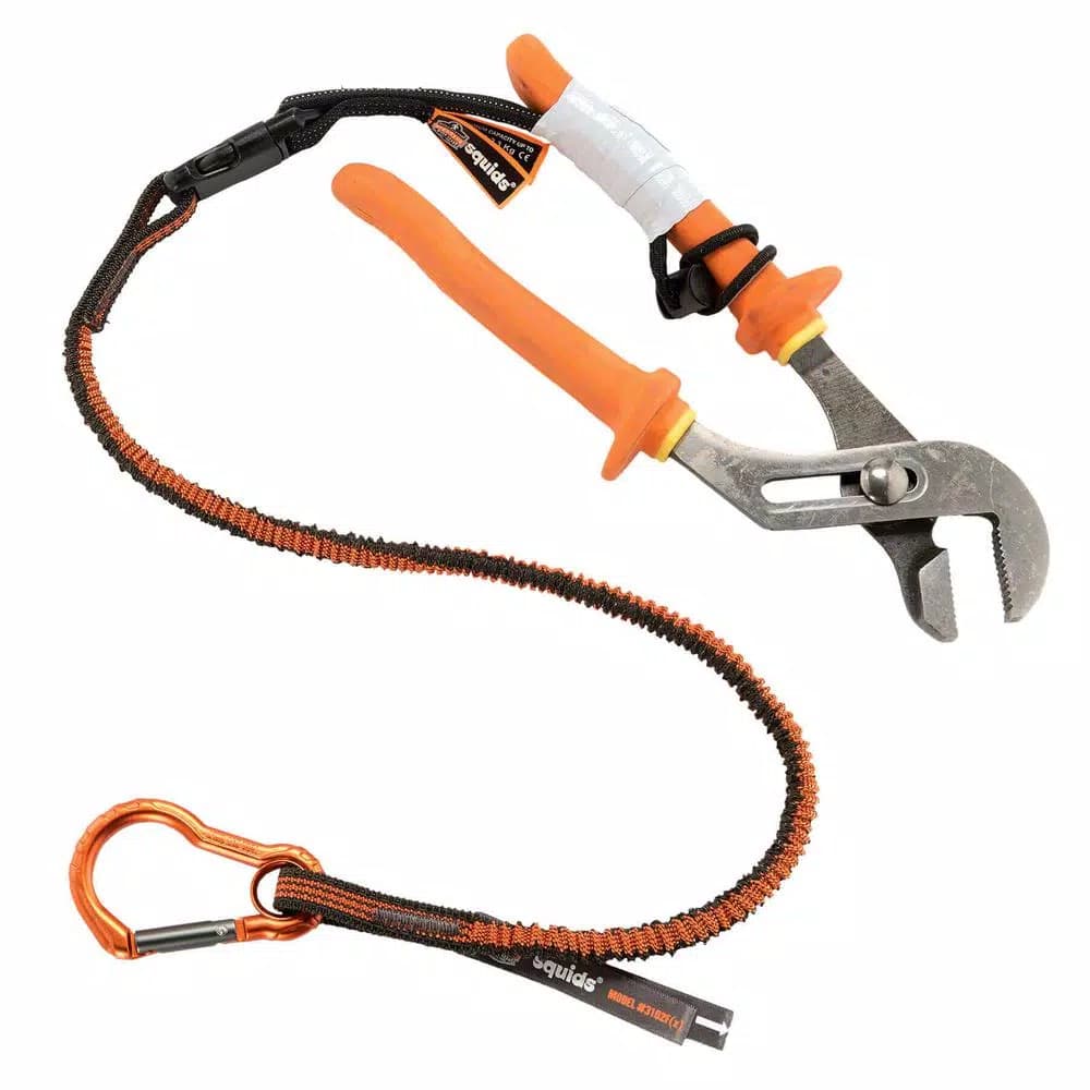 Ergodyne Squids 3181 Tool Tethering Kit with Detachable Lanyard and Elastic Tool Tails