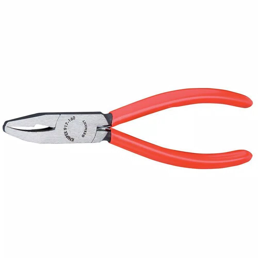 KNIPEX 6-1/4 in. Glass Nibbling Pliers, Chrome Vanadium Steel